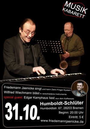 Kabarett im Kunstverein am 31. Oktober 2015