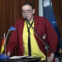 Carl-Heinz Otto Sch&auml;fer beim  Lesekabarett am Tag der Deutschen Einheit 2012